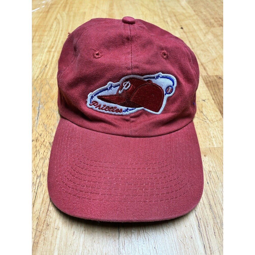 Philadelphia Phillies Hat Red Baseball Cap Embroidered Strapback Vintage